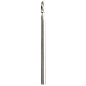 Tandheelkundige frees met hardmetalen punt, <span class=keywords><strong>2</strong></span>,35 mm schacht, rechte snede, 3,6 mm bladlengte, glanzende afwerking - Product Image 1