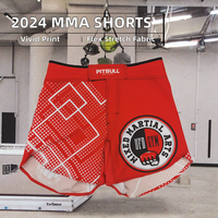 Shorts de combat MMA pour hommes 2025 personnalisés, haute qualité, extensibles dans 4 directions, légers, respirants, séchage rapide, imprimés numériquement, vêtements haute performance