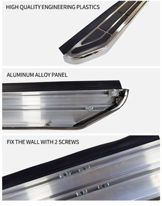 Bảng Mạch Chạy Xe SUV Bền Cố Định Bằng Nhôm Bán Chạy Trực Tiếp Từ Nhà Máy Sản Xuất Cho RENAULT <span class=keywords><strong>KOLEOS</strong></span> NEW KADJAR Các Bậc Phụ Bảo Vệ - Product Image 4