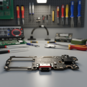 Scheda madre + connettore dock di ricarica, Oppo A5 2020 - Product Image 3