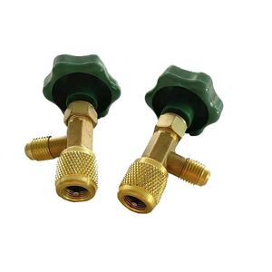 Robinet de distribution en laiton INNERCO IC-341 pour bouteille de réfrigérant, raccord de climatisation, alimenté au <span class=keywords><strong>gaz</strong></span> - Product Image 2