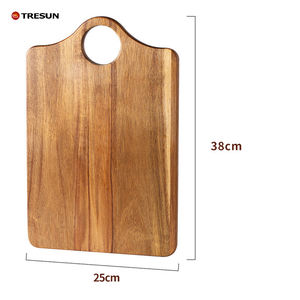 Tabla de Cortar de Madera para Carne, Frutas y Verduras, Tabla de Servir de Madera de una Sola Pieza para Cocina, Comedor y Despensa - Product Image 2