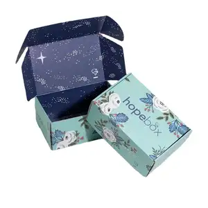 Kotak surat kosmetik perawatan kulit desain bebas Eco kardus pesanan khusus dicetak kertas kemasan hadiah pakaian kotak hadiah