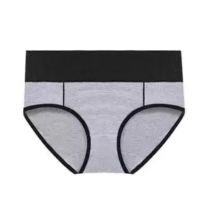 Girls Panties Briefs Women's Underwear High Waist Briefs Stretchy Panties  Comfort Underwear Hipster Briefs Waist Briefs for Women, gray, M :  : Fashion