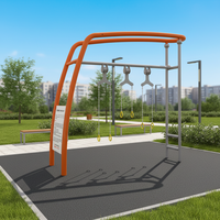Equipo de Entrenamiento Físico al Aire Libre de Metal Jiewei de Alta Calidad, Ecológico y Duradero para Ejercicio Físico de Adolescentes en Parques y Escuelas