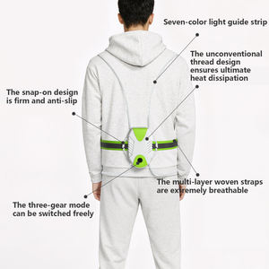 Gilet de sécurité LED réfléchissant multicolore de haute qualité pour la course à pied et le cyclisme, rechargeable, accessoires de sécurité pour la conduite - Product Image 2