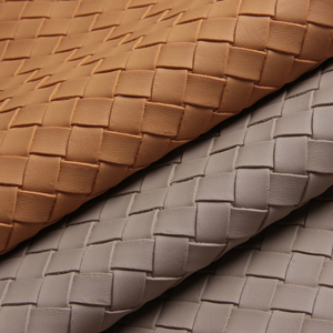 Cuir synthétique PVC écologique 1,2 mm à motif animal tissé, texture texturée, avec support tricoté, pour sacs décoratifs et <span class=keywords><strong>literie</strong></span> imperméables - Product Image 4