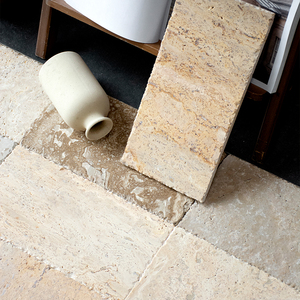 150*300mm Beige naturel chaux pierre <span class=keywords><strong>ardoise</strong></span> carreaux longue bande <span class=keywords><strong>pour</strong></span> Restaurant magasins <span class=keywords><strong>terrasse</strong></span> <span class=keywords><strong>pour</strong></span> hôtels sol salle de bain carreaux muraux - Product Image 3