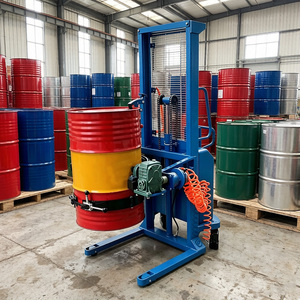 Apilador de Alta Precisión con Seguridad Inherente <span class=keywords><strong>DA300</strong></span>, Rotador Neumático para Tambores de Aceite con Elevador Hidráulico Accionado por Aire - Product Image 4