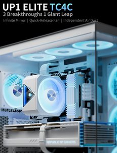 Ventilateur <span class=keywords><strong>CPU</strong></span> ARGB 120 mm upHere, refroidisseur <span class=keywords><strong>CPU</strong></span> RGB pour PC de jeu, compatible LGA1851, 1700, AM5, AM4, silencieux - Product Image 4