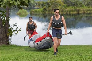 Bestway 65077 Lite-Rapid X2 <span class=keywords><strong>Kayak</strong></span> inflable <span class=keywords><strong>Precio</strong></span> de fábrica Estilo deportivo para 2 adultos Sea <span class=keywords><strong>Jet</strong></span> Ski <span class=keywords><strong>Kayak</strong></span> Pesca Rafting Drifting - Product Image 4