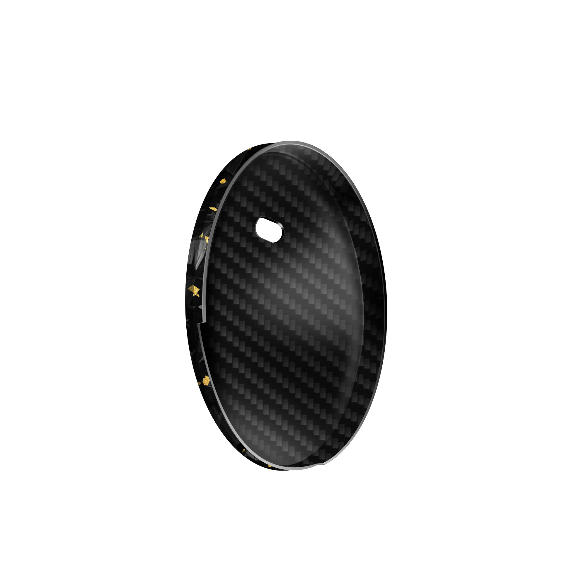 Boîtier forgé doré brillant