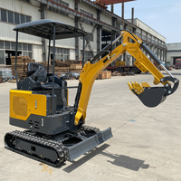 Mini-excavatrice sur chenilles avancée de 1,8 tonne, pelle hydraulique à vendre