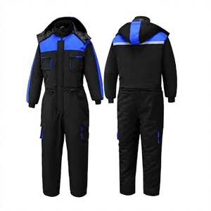 Trajes Unisex para Adultos, Impermeables, Resistentes al Fuego y al Viento, para Todas las Estaciones, con Bloques de Color, Manga Larga, en Negro, Rojo y Azul, de Cuero, para Exteriores - Product Image 1