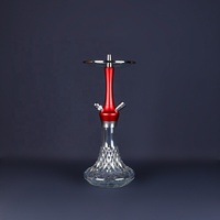 Mini usines de taille moyenne bon marché, chicha d'importation avec tuyau de narguilé en verre