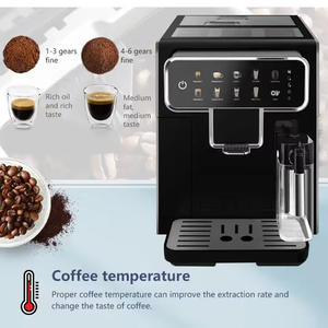 Machine à café expresso électrique entièrement automatique en acier inoxydable, classe d'efficacité énergétique, usage domestique, certifiée CE - Product Image 4