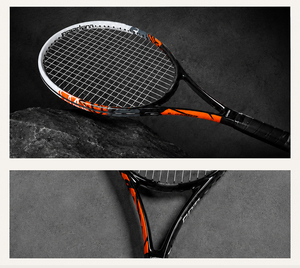 Raquette de tennis de 27 pouces pour débutants et adultes avec sac de transport, légère, pour l'entraînement et la pratique, raquette de tennis personnalisable avec logo - Product Image 3