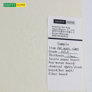 1.2mm रासायनिक चादरों nonwoven जूते जूते अस्तर गर्म पिघल के कच्चे माल धूप में सुखाना बोर्ड शीर्ष कश - Product Image 5