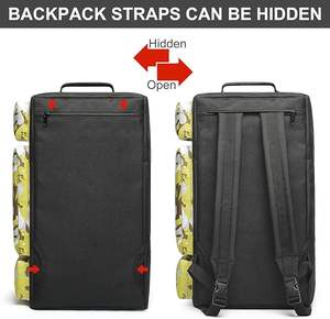 Muestra gratuita de bolsa de viaje multiusos para zapatillas con tres compartimentos ajustables para zapatos, fabricada en China, proveedor profesional. - Product Image 5