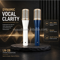 Microphone dynamique filaire professionnel LN-28, cardioïde, pour chorale d'église, discours, scène, renforcement sonore