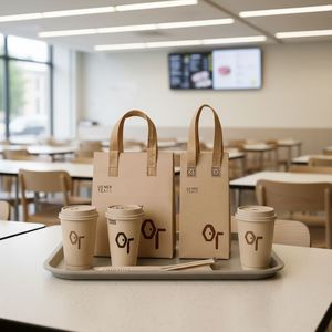 Insulated Cooler Bags for Cake Delivery Thermal Insulation Non-Woven Material Cartoon Style Extra Large Size No Closure - Product Image 1