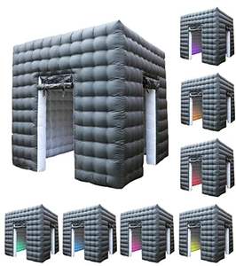 맞춤형 인기 광고용 에어 텐트 PVC LED 조명 포함 맞춤형 인플레이터블 포토 부스 파티용 - Product Image 5