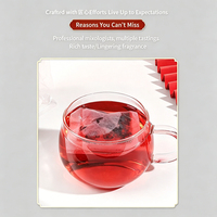 Thé de Roselle en fleurs entières en sachet visible, goût acidulé et fruité, infusion rubis intense, bien-être quotidien, étiquette personnalisée, directement de l'usine