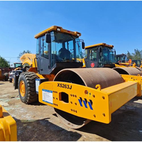 Compacteur de sol à tambour unique de 26 tonnes à usage intensif pour les projets de construction routière