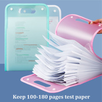 Porte-documents multifonctionnel extensible en PP format A4 avec 13 poches, classeur accordéon pour usage scolaire