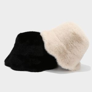 BESTELLA - Gorro de Pescador de Piel Sintética para Otoño e Invierno, Gorro de Pescador con Borde en Forma de Pétalo, Gorro Cálido para Adultos, Color y Logotipo Personalizables - Product Image 3