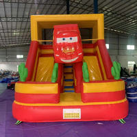 Château pour enfants explosif personnalisé toboggan gonflable tissu Oxford petit lit de saut trampoline toboggan aquatique château coquin