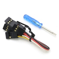 Système de stabilisation de contrôleur de vol à 3 axes P1-GYRO Gyroscope pour avion RC à aile fixe Su27 Noir