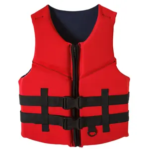 Bán Buôn Tùy Chỉnh OEM Cuộc Sống Vest Neoprene Ngoài Trời Bãi Biển Câu Cá Bơi Thuyền Cuộc Sống Vest Giá Chấp Thuận Inflatable Cuộc Sống Áo Khoác