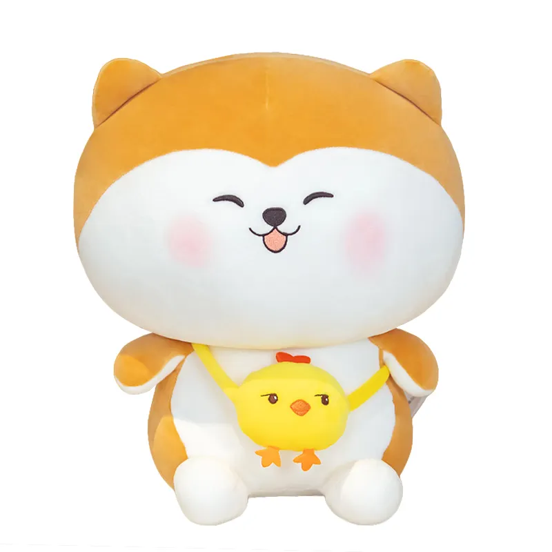 Adorable Super doux dessin animé fille cadeau jeu compagnon Shiba Inu Haski chien en peluche jouets