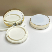 Boîte vide ronde personnalisée de 15g pour coussin d'air, crème BB/CC, emballage cosmétique en plastique avec miroir