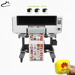 Haolic Top Uv Dtf Printer Roll Laminator Alles In 1 A3 Mobiele Behuizing Drukmachine Stickers Printer 3 Tx800 Hoofden Rollen Om Te Rollen