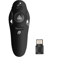 Présentateur Laser Sans Fil 2.4 GHz pour PPT et PowerPoint, Clicker avec Télécommande RF et Pointeurs Laser Rouges, Clé USB