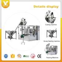 Automatische Schroefvoeding Voorgemaakte Zak Poeder Vulmachine Doypack Stand Up Zakje Koffiepoeder Verpakkingsmachine