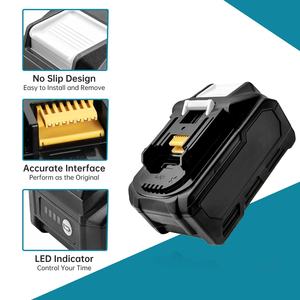 Batería de Repuesto de Alta Capacidad de 8000 mAh para <span class=keywords><strong>Makita</strong></span> de 18 V, <span class=keywords><strong>BL1860B</strong></span> BL1850B BL1830B LXT400, con Indicador LED, Herramienta Eléctrica Inalámbrica - Product Image 2