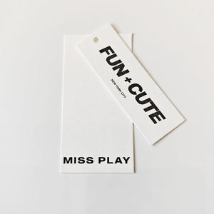 Customized Logo Recyclable Paper Hang <b>Tags</b> Fashion Design Clothing Accessories and Shoe <b>Tags</b> for <b>Bags</b> and Garments - Product Image 4