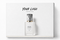 Parfum personnalisé avec étiquette, design minimaliste noir et blanc, votre nom, eau de parfum 30 ml, sans alcool, cadeau, parfum OEM ODM, floral frais