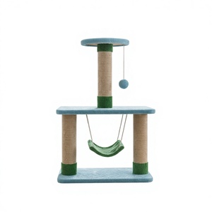 High-quality Amistar Blue Sky <b>Cat</b> Tree with <b>Hammock</b> <b>cat</b> scratcher for <b>cats</b> of all sizes. - Product Image 1