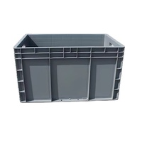 Boîte logistique en plastique à usage de transport Euro Standard | Caisse solide empilable pour applications de charge lourde