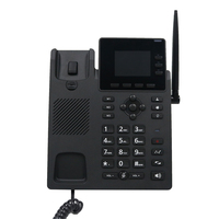 Téléphone VoIP de bureau sans fil SIP IP 4G WiFi avec prise en charge de la carte SIM et des SMS