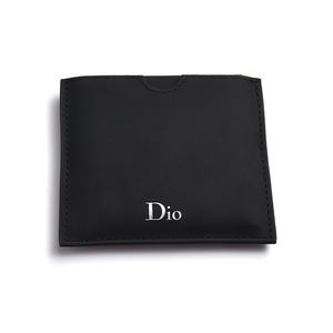 Black Luxury Silver Stamping Custom Logo Wallet Pouch Hand Held Portable Pocket <b>Mirror</b> - Product Image 2