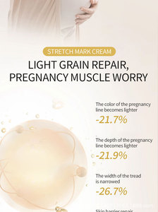 Crème <span class=keywords><strong>anti</strong></span>-vergetures au beurre de karité OEM personnalisée pour massages de <span class=keywords><strong>grossesse</strong></span> et usage corporel - Product Image 4