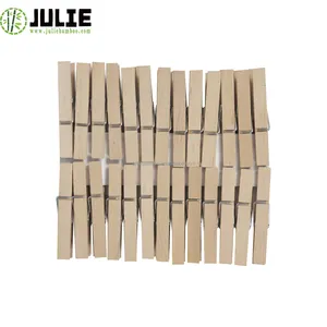 Factory-direct Eco-friendly High Quality Natural Wooden Clothespins Wooden Clothes Pegs 7.2cm