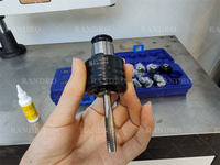 Randro mesin tap bor listrik pneumatik portabel lengan fleksibel mesin tap ulir pneumatik 360 tombol