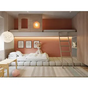 NOVA Camas Para Ninos 2021 High Quality Modern Kids Bed Room Full Customize Furniture Set Dormitorio Juvenil Moderno Kids Beds