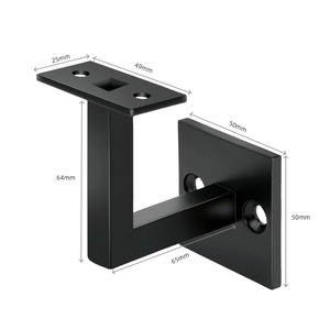 Staffa di Montaggio per Barra Luminosa e Paraurti Anteriore in Acciaio Inox 304 di Alta Qualità a Basso Prezzo con Finitura Nero Opaco - Product Image 2
